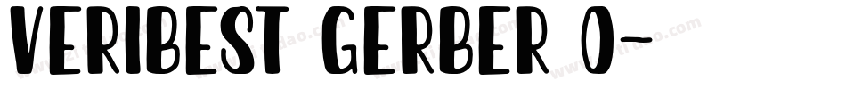 VeriBest Gerber 0字体转换